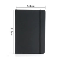HKM-916435 A5 PU Leather Hardcover Notebook with Customisable Options and Lined Pages