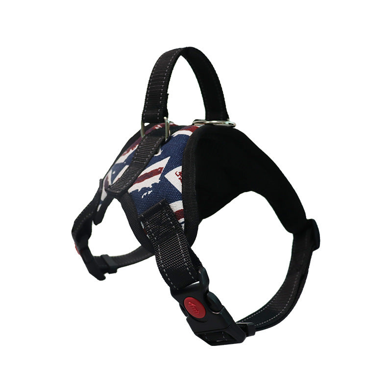 HKM-9167165 Medium to Large Dog Pet Saddle Chest Strap - Explosion-Proof, Available in Various Colors