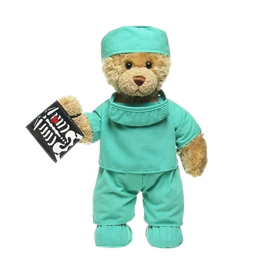 HKM-916755 Doctor Teddy Bear Plush Toy - Soft Stuffed Animal for Kids, Available in 20cm and 30cm Sizes