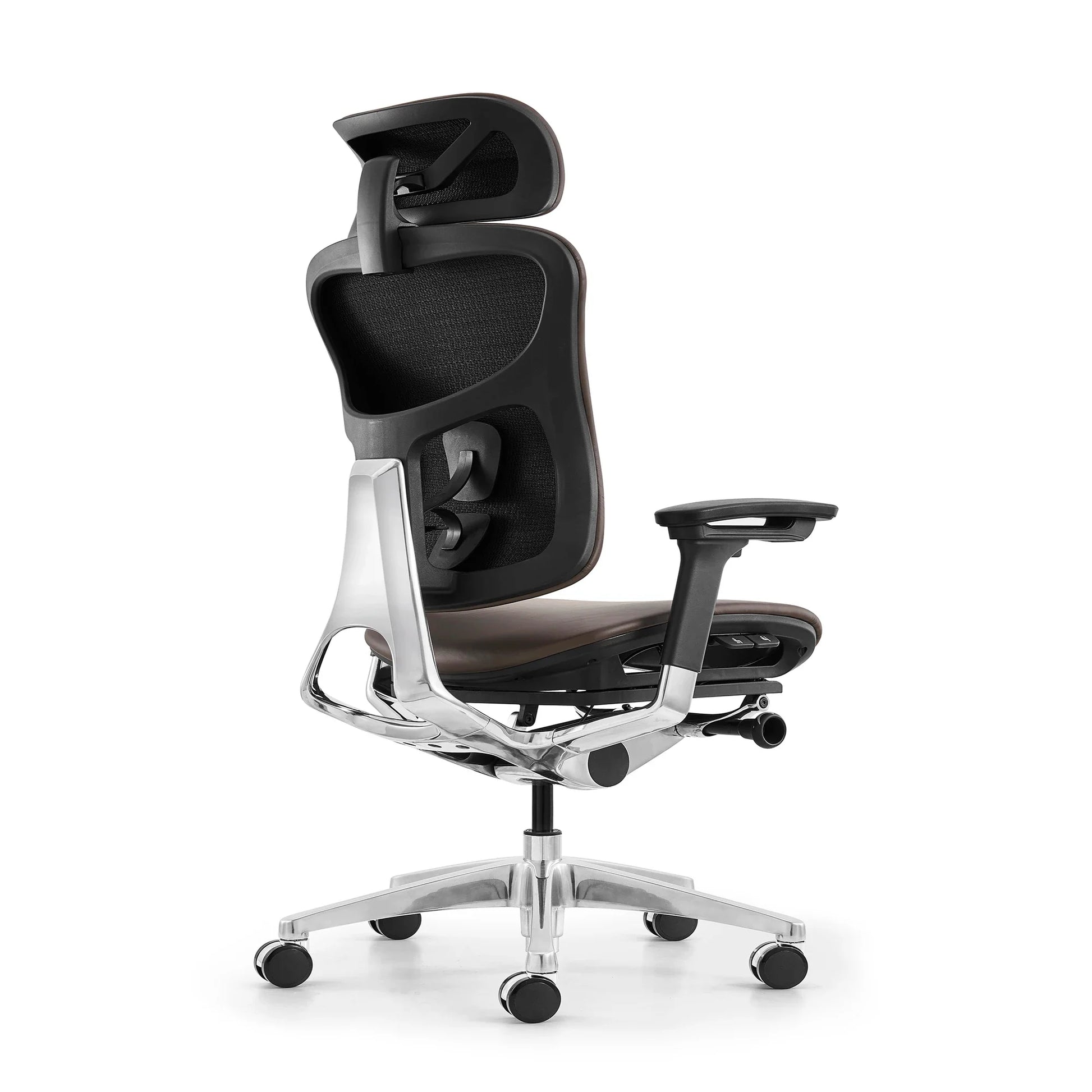 HKM-916755 Ergonomic Leather Swivel Executive Office Chair - Luxurious and Comfortable Design for Optimal Support