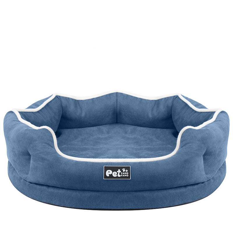 HKM-9168573 Cozy Liscel Dog Cushion with Sponge Fill for Ultimate Comfort