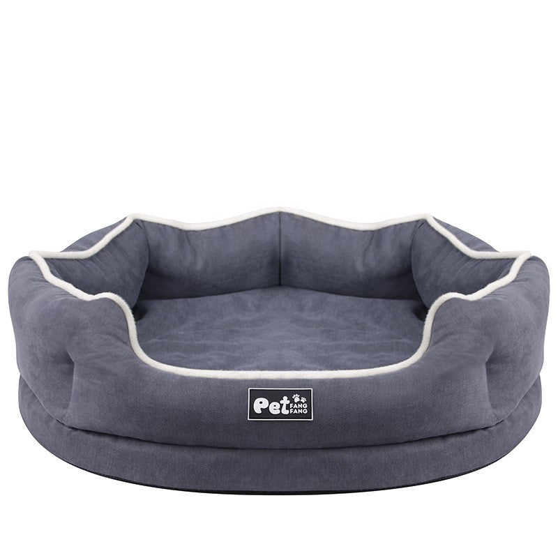 HKM-9168573 Cozy Liscel Dog Cushion with Sponge Fill for Ultimate Comfort