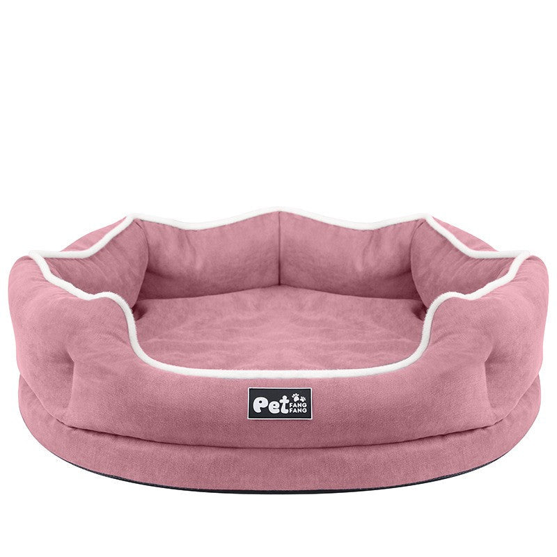 HKM-9168573 Cozy Liscel Dog Cushion with Sponge Fill for Ultimate Comfort