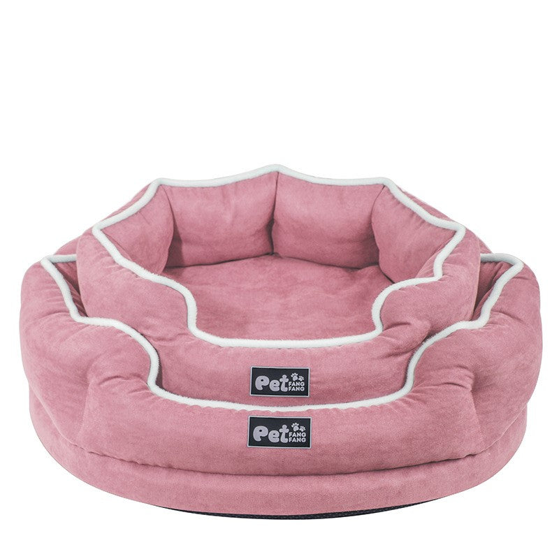 HKM-9168573 Cozy Liscel Dog Cushion with Sponge Fill for Ultimate Comfort