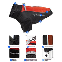 HKM-9168957 Warm Polar Fleece Liner Jacket for Dogs and Cats - Available in Various Colors and Sizes
