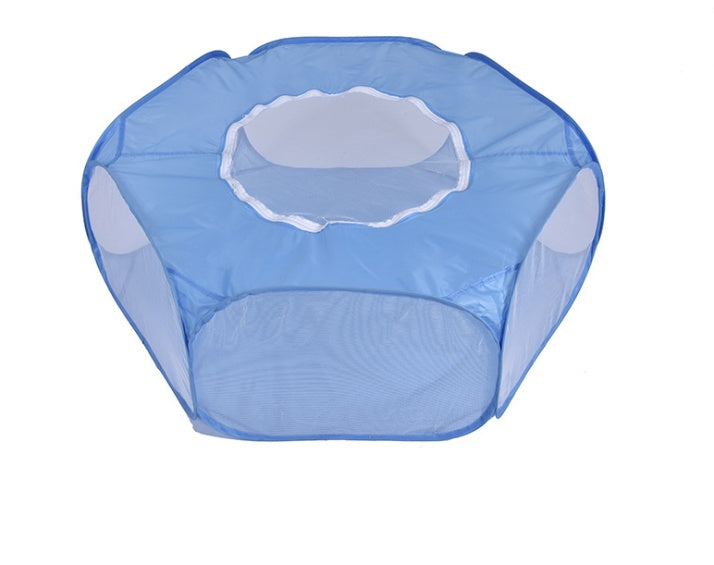 HKM-9169341 Portable Folding Pet Fence with Breathable Zipped Cover and Waterproof Design, Ideal for Small Animals