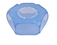 HKM-9169341 Portable Folding Pet Fence with Breathable Zipped Cover and Waterproof Design, Ideal for Small Animals
