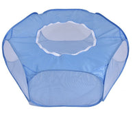 HKM-9169341 Portable Folding Pet Fence with Breathable Zipped Cover and Waterproof Design, Ideal for Small Animals