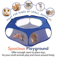 HKM-9169341 Portable Folding Pet Fence with Breathable Zipped Cover and Waterproof Design, Ideal for Small Animals