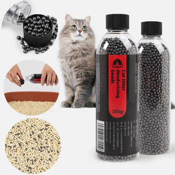 HKM-9170365 Cat Litter Deodorant Pearls - Activated Carbon Odor Control for Fresh Home Environment