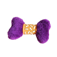 HKM-9171133 Vinyl Bone Pet Toy with Squeaker - Yellow, Green, Purple - 17*11*0.6cm