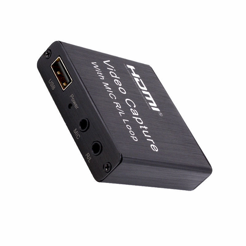 HKM-917139 HDMI Video Capture Card for Recording and Streaming with USB2.0 Interface, 4K Input, 1080P Output, and Microphone Support