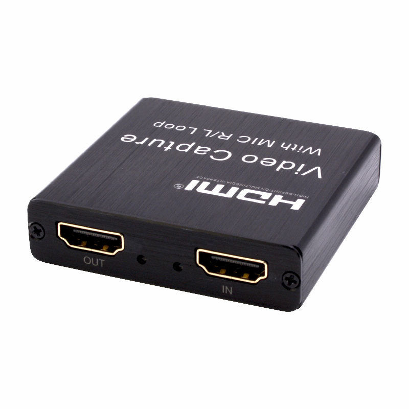 HKM-917139 HDMI Video Capture Card for Recording and Streaming with USB2.0 Interface, 4K Input, 1080P Output, and Microphone Support