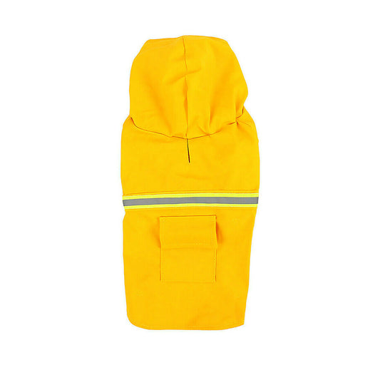 HKM-9171773 Waterproof Dog Raincoat with Reflective Stripe and Hood for Small to Large Breeds