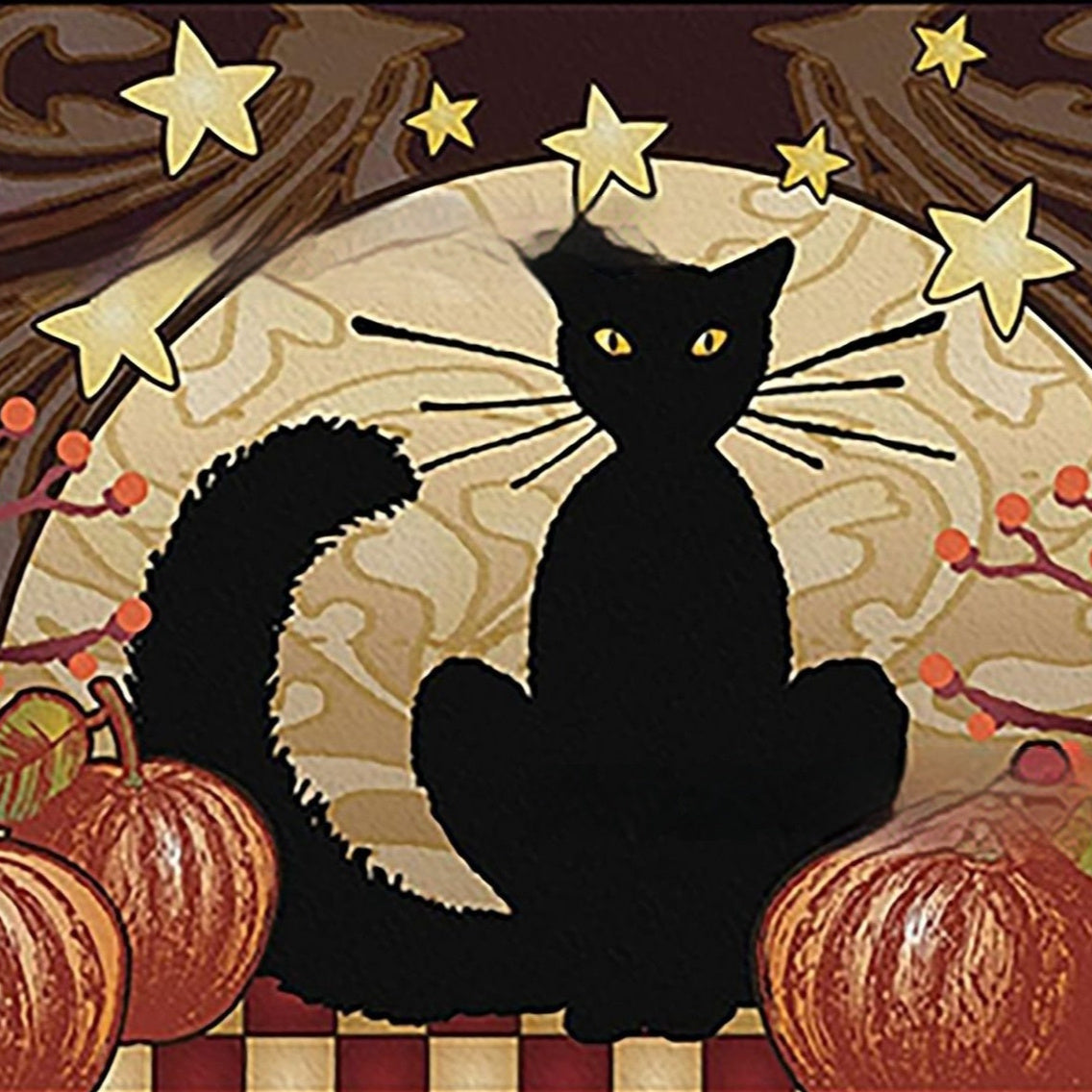 HKM-917203 Cartoon Style Polyester Fiber Carpet for Living Room, Bedroom, Corridor, and Entrance - 50 × 80cm