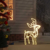 HKM-917267 Warm White LED Silhouette Reindeer Christmas Decoration - 76 x 42 x 87 cm