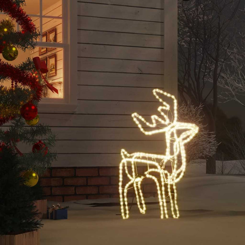 HKM-917267 Warm White LED Silhouette Reindeer Christmas Decoration - 76 x 42 x 87 cm