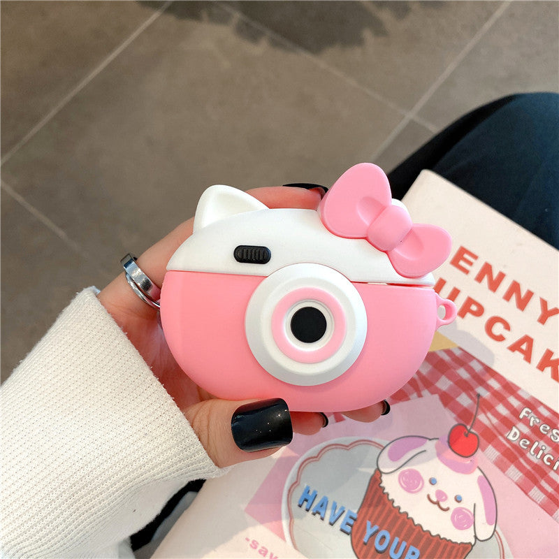 HKM-917331 Cartoon-Style Protective Sleeve for AirPods and iPhone Models
