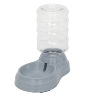 HKM-9174077 Large Capacity 3.8L Pet Water Dispenser with Food Bowl for Cats and Dogs