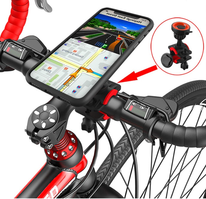 HKM-917523 Quick-Release Navigation Bracket for Bicycles and Motorcycles - Lightweight 105g, PC Material, Convenient Assembly