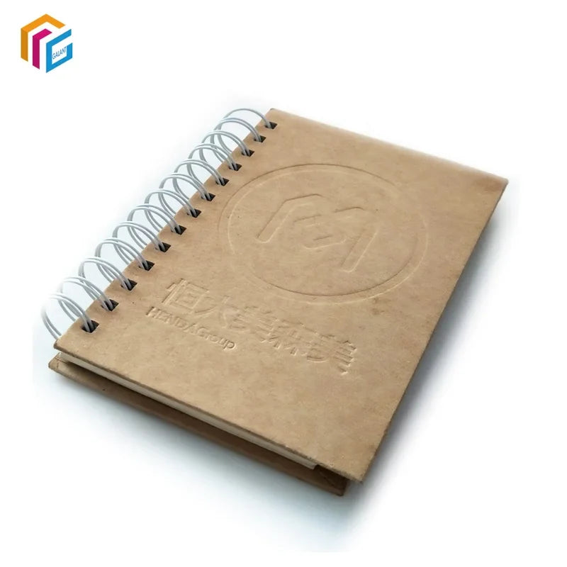 HKM-917587 Custom Gold Spiral A5 Weekly and Daily Planner Notebook - Elegant Personal Journal Organizer Gift