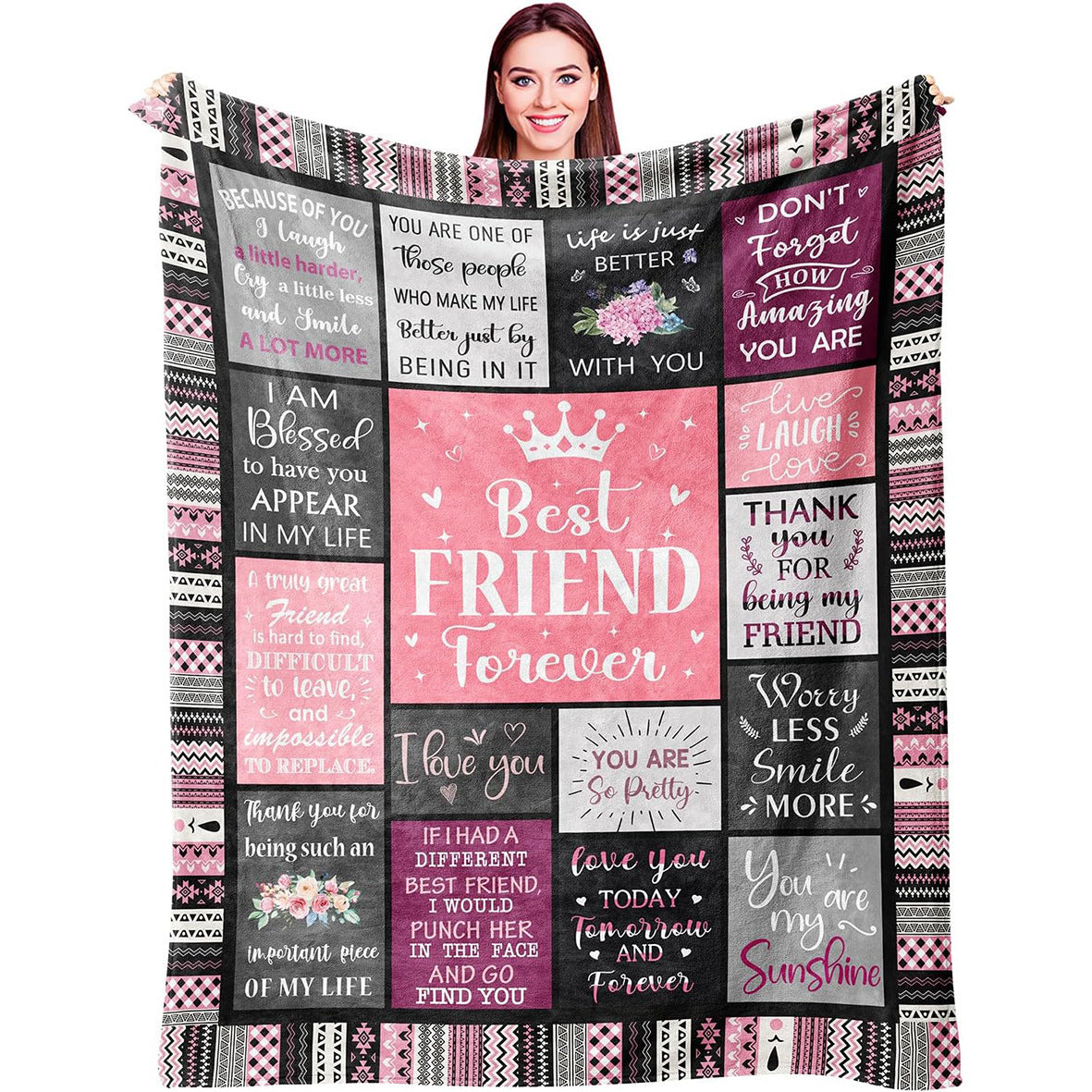 HKM-9176893 Cozy Cartoon Anime Flannel Blanket for Bedroom Decoration - Multiple Sizes Available