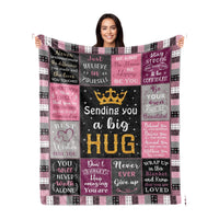 HKM-9176893 Cozy Cartoon Anime Flannel Blanket for Bedroom Decoration - Multiple Sizes Available