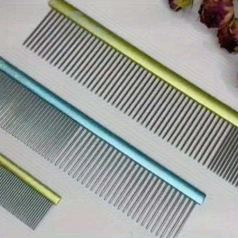 HKM-9177533 Stainless Steel Pet Grooming Comb for Dogs and Cats