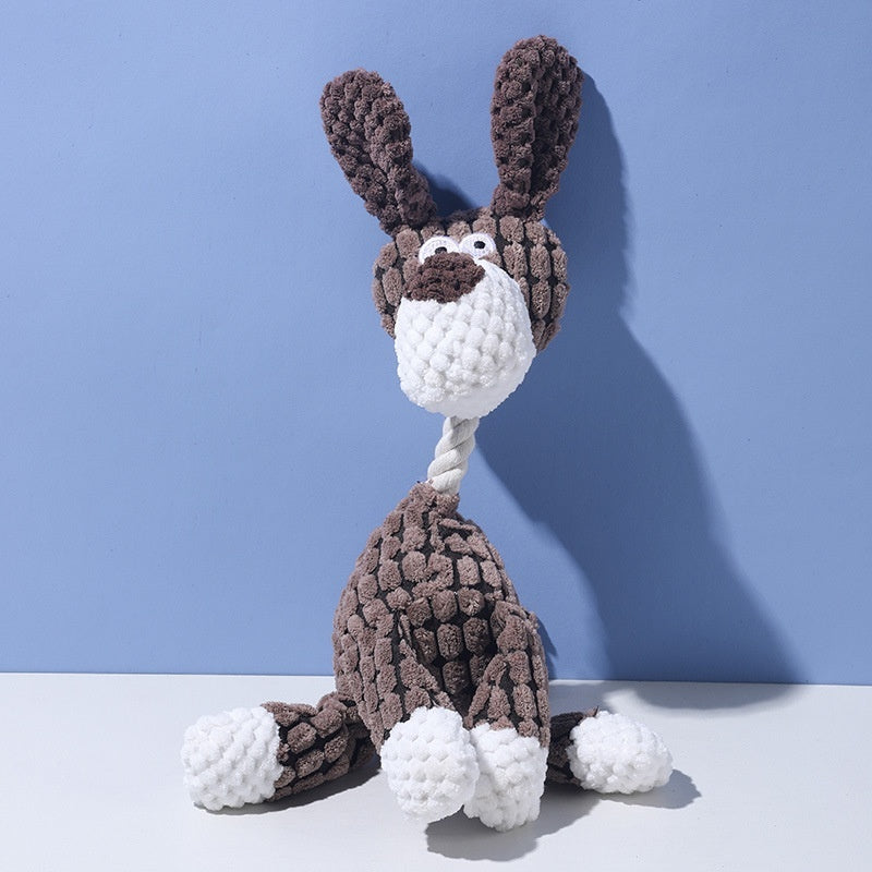HKM-9177661 Interactive Plush Pet Toys with Sound – Various Colors and Designs