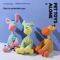 HKM-9177661 Interactive Plush Pet Toys with Sound – Various Colors and Designs