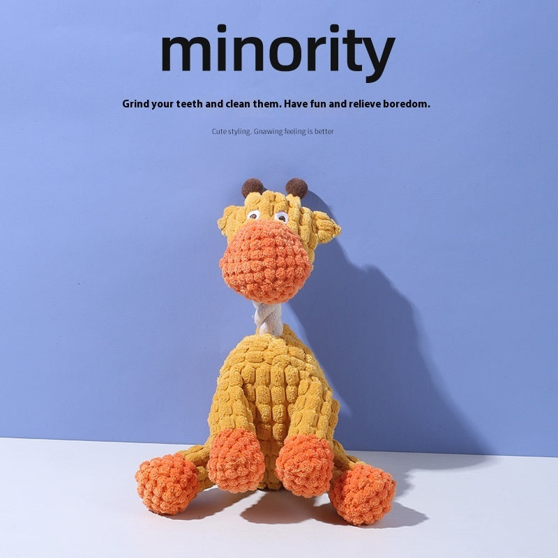 HKM-9177661 Interactive Plush Pet Toys with Sound – Various Colors and Designs