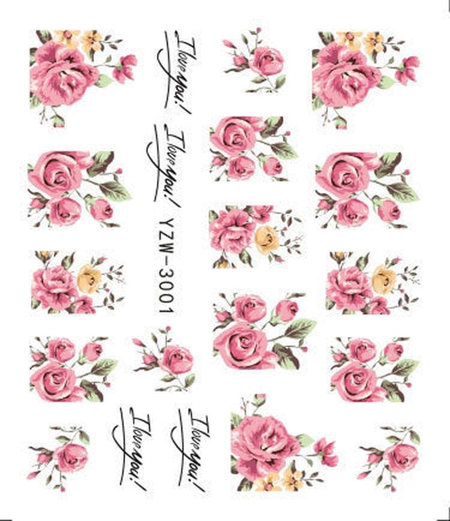 HKM-917779 Black Butterfly Water Nail Art Stickers - Simple and Stylish Design, 6.2 x 5.5 CM
