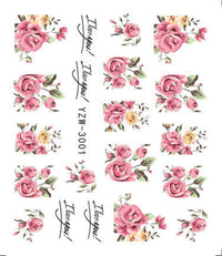 HKM-917779 Black Butterfly Water Nail Art Stickers - Simple and Stylish Design, 6.2 x 5.5 CM