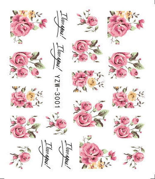 HKM-917779 Black Butterfly Water Nail Art Stickers - Simple and Stylish Design, 6.2 x 5.5 CM
