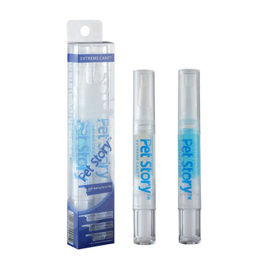 HKM-9177917 Pet Dental Care Kit - Teeth Whitening Pen Set for Dogs and Cats with Soft Brush and Toothbrush, Anti-inflammatory Formula