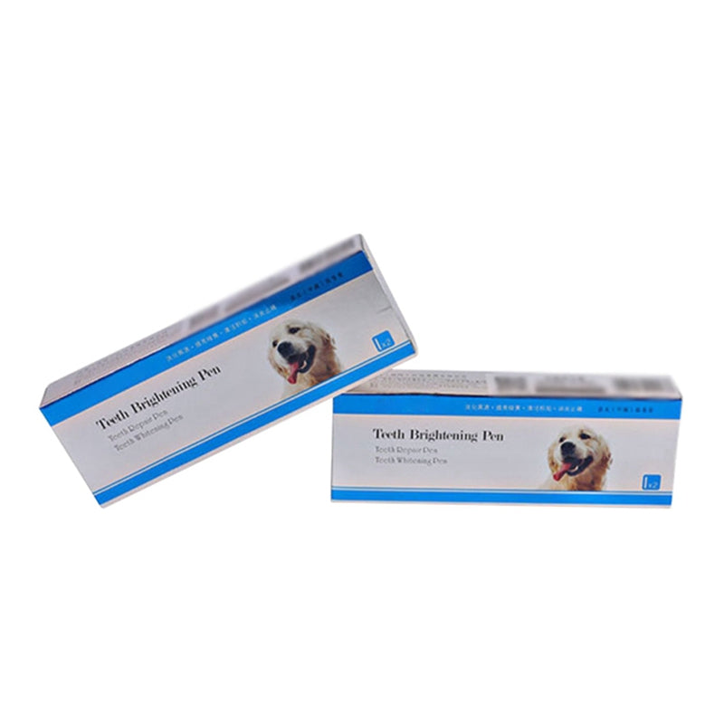 HKM-9177917 Pet Dental Care Kit - Teeth Whitening Pen Set for Dogs and Cats with Soft Brush and Toothbrush, Anti-inflammatory Formula