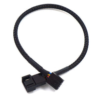 HKM-917843 Four-Pin PWM CPU Fan Extension Cable, Length 27cm, Copper-Plated Interface for PC Cooling