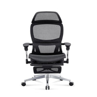 HKM-917907 Ergonomic Full Mesh Office Chair with Adjustable Headrest and Reclining Function