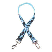 HKM-9179837 Blue Camouflage Pet Retractable Safety Rope - 2.5 * 60CM Polyester Fiber Leash