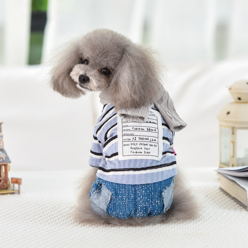 HKM-9180221 Four-Legged Cloth Outfit for Small to Extra Large Pets