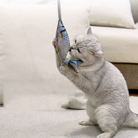 HKM-9180861 Interactive Plush Simulation Fish Cat Toy for Engaging Play and Stress Relief