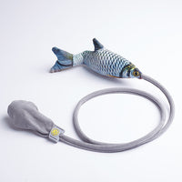 HKM-9180861 Interactive Plush Simulation Fish Cat Toy for Engaging Play and Stress Relief