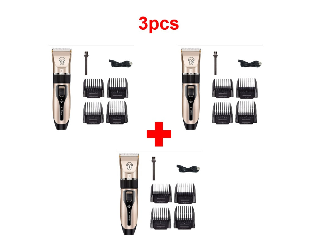 HKM-9181629 Professional Pet Grooming Clipper with Titanium Ceramic Blade and Long-Lasting Battery