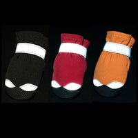 HKM-9182653 Waterproof Winter Dog Boots with Reflective Strips - Warm, Windproof, and Washable Pet Shoes