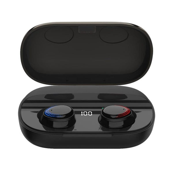HKM-918483 Bluetooth Stereo Headset with Digital Display and 10M Transmission Range