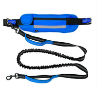 HKM-9185597 Outdoor Adjustable Neoprene Pet Running Leash with Waist Bag for Small and Medium Dogs