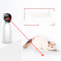 HKM-9186621 Automatic Laser Timer Toy for Cats - Dual Mode Laser and Flashlight