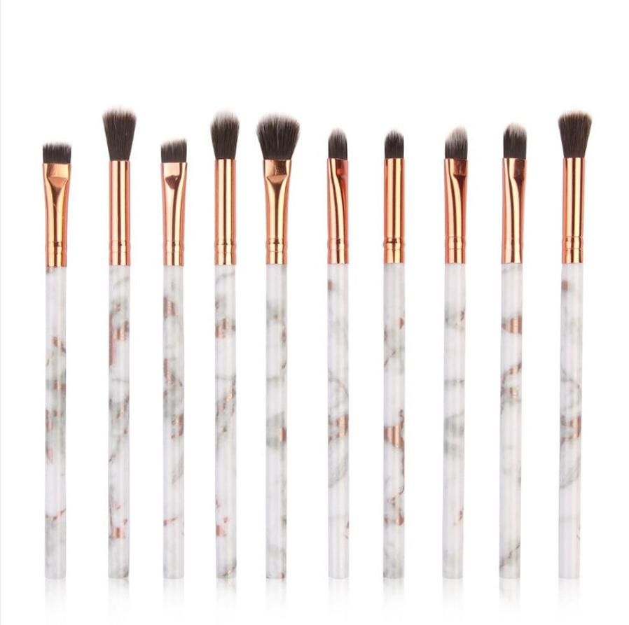HKM-918675 10-Piece Multifunctional Makeup Brush Set with Concealer and Eyeshadow Brushes, Mini Makeup Tools