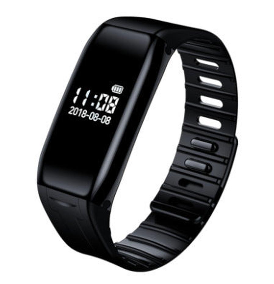 HKM-918675 Sky Blue Noise Reduction Voice Recorder Bracelet with HD Recording and Multi-Function Playback