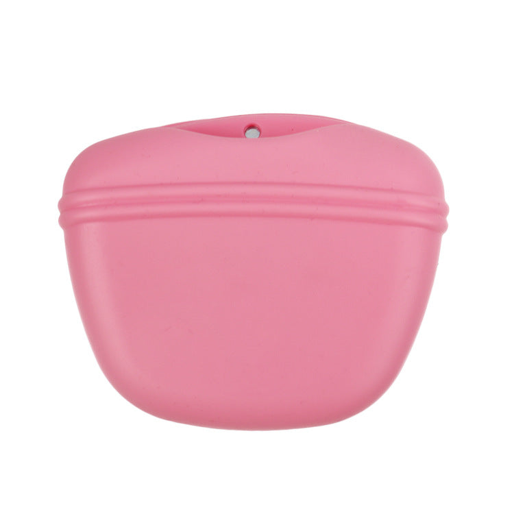 HKM-9188029 Silicone Portable Pet Training Waist Bag - Environmentally Friendly, Multi-Color Options